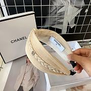 Fortok Chanel Braided Headband Black/Beige - 4