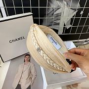 Fortok Chanel Braided Headband Black/Beige - 2