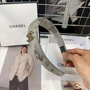 Fortok Chanel Logo Headband Black/Grey - 4