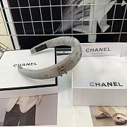 Fortok Chanel Logo Headband Black/Grey - 3