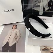 Fortok Chanel Logo Headband Black/White - 2