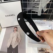 Fortok Chanel Logo Headband Black/White - 3