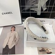 Fortok Chanel Logo Headband Black/White - 5