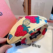 Fortok MiuMiu Sweet Letter Headband - 1