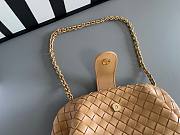 Fortok Bottega Veneta Brown Teen Lauren 1980 With Chain 31.5x16.5x11cm - 4