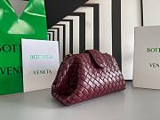 Fortok Bottega Veneta Burgundy Teen Lauren 1980 With Chain 31.5x16.5x11cm - 4