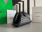 Fortok Bottega Veneta Black Teen Lauren 1980 With Chain 31.5x16.5x11cm - 2