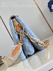 Fortok Louis Vuitton Coussin Bag Sky Blue Denim M11400 26x20x12cm - 6