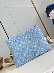 Fortok Louis Vuitton Coussin Bag Sky Blue Denim M11400 26x20x12cm - 3