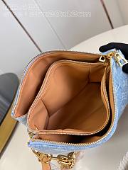 Fortok Louis Vuitton Coussin Bag Sky Blue Denim M11400 26x20x12cm - 4