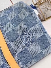 Fortok Louis Vuitton Keepall Bandoulière 50 Bag Sky Blue Denim M40739 50x29x23cm - 2