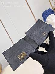 Fortok Louis Vuitton Slender Wallet Black M83468 11x8x2cm - 5