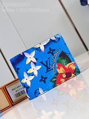 Fortok Louis Vuitton Slender Wallet Blue M83468 11x8x2cm - 1