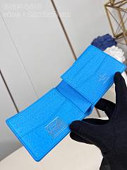 Fortok Louis Vuitton Slender Wallet Blue M83468 11x8x2cm - 6