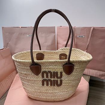 Fortok MiuMiu Palmetto Tote Bag 5BG206 26x26x17cm