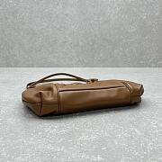 Fortok MiuMiu Cloud Underarm Bag Brown 5614 38x19x7cm - 5