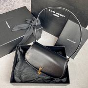 Fortok Saint Laurent Mini Voltaire Underarm Bag Black 779642 17.5x13.5x5cm - 1