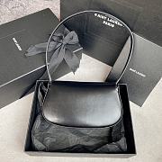 Fortok Saint Laurent Mini Voltaire Underarm Bag Black 779642 17.5x13.5x5cm - 2