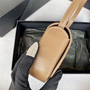 Fortok Saint Laurent Mini Voltaire Underarm Bag Brown 779642 17.5x13.5x5cm - 6