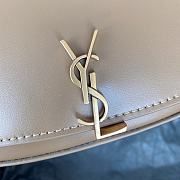 Fortok Saint Laurent Mini Voltaire Underarm Bag Brown 779642 17.5x13.5x5cm - 5