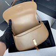 Fortok Saint Laurent Mini Voltaire Underarm Bag Brown 779642 17.5x13.5x5cm - 3