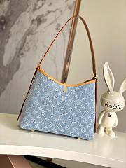 Fortok Louis Vuitton CarryAll PM Bag Sky Blue Denim M11462 29×12×24cm - 3