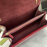 Fortok Gucci Dionysus Shoulder Bag Red Patent Leather 795005 28x16x10.5cm - 2