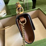 Fortok Gucci Diana Shoulder Bag With Bamboo And Chain In Brown Leather 675795 26cm - 6