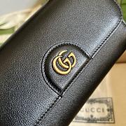 Fortok Gucci Diana Shoulder Bag With Bamboo And Chain In Black Leather 675795 26cm - 5