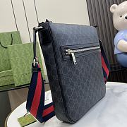 Fortok Gucci GG Crossbody Bag Black 792081 27x28.5x5cm - 6