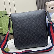 Fortok Gucci GG Crossbody Bag Black 792081 27x28.5x5cm - 5
