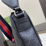 Fortok Gucci GG Crossbody Bag Black 792081 27x28.5x5cm - 4