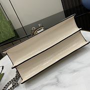 Fortok Gucci Dionysus Shoulder Bag Beige Patent Leather 795005 28x16x10.5cm - 5