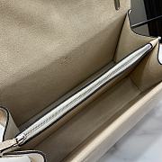 Fortok Gucci Dionysus Shoulder Bag Beige Patent Leather 795005 28x16x10.5cm - 2