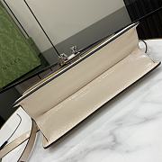 Fortok Gucci Dionysus Top Handle Bag Beige Patent Leather 29x20x10.5cm - 3