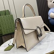 Fortok Gucci Dionysus Shoulder Bag Beige Patent Leather 795003 42x28x12cm - 5