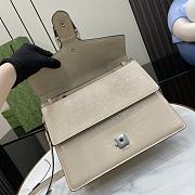 Fortok Gucci Dionysus Shoulder Bag Beige Patent Leather 795003 42x28x12cm - 4