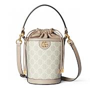 Fortok Gucci Ophidia Bucket Bag Beige 760199 11.5x20x8cm - 1