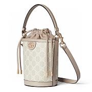 Fortok Gucci Ophidia Bucket Bag Beige 760199 11.5x20x8cm - 2