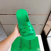 Fortok Bottega Veneta Beach Slippers Green - 3