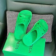 Fortok Bottega Veneta Beach Slippers Green - 2