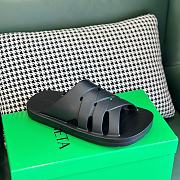 Fortok Bottega Veneta Beach Slippers Black - 4