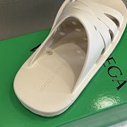 Fortok Bottega Veneta Beach Slippers White - 4
