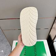 Fortok Bottega Veneta Beach Slippers White - 5