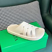 Fortok Bottega Veneta Beach Slippers White - 2
