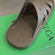 Fortok Bottega Veneta Beach Slippers Grey - 6