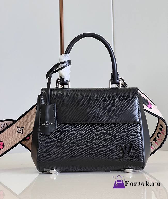 Louis Vuitton Mini Cluny Epi Leather Black M58925 20x16x7.5cm - 1