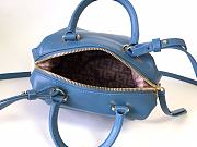 Fortok Fendi Mini FF Cube Bag In Nappa Leather Blue 16x9x13cm  - 3