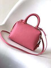 Fortok Fendi Mini FF Cube Bag In Nappa Leather Pink 16x9x13cm  - 2