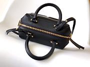 Fortok Fendi Mini FF Cube Bag In Nappa Leather Black 16x9x13cm  - 6